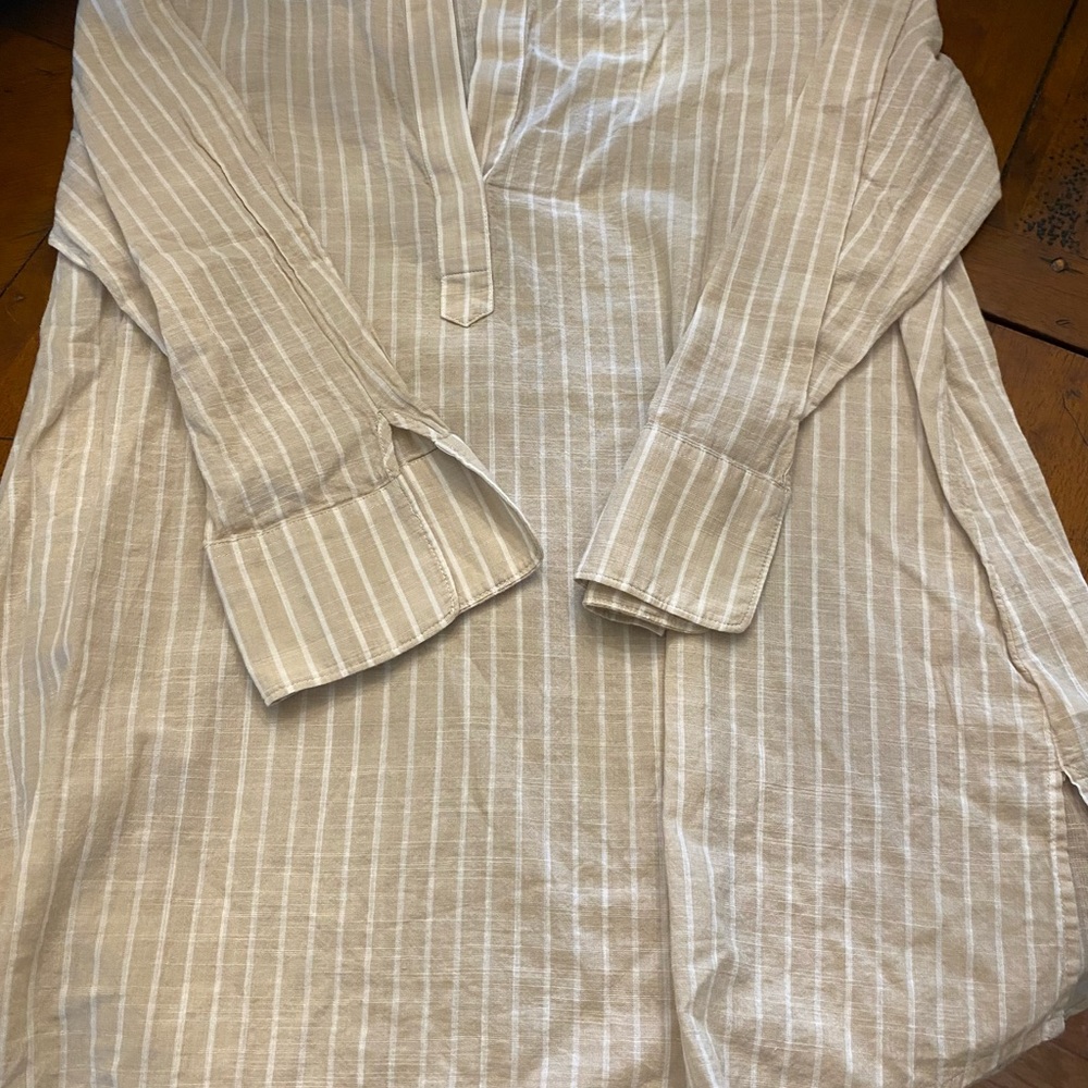 Vineyard Vines Cotton Striped Tunic Top size Medium